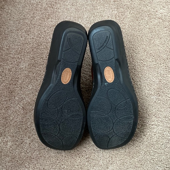 Born brown leather slip on clogs - Picture 4 of 7